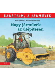 Nagy járművek az útépítésen