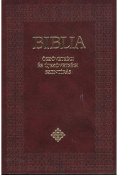 Biblia - Ószövetségi és Újszövetségi Szentírás - Kicsi /Puha - bordó (katolikus fordítás)