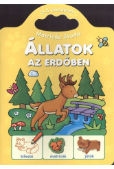 Állatok az erdőben /Matricás óvoda 2-3 éveseknek