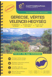 Gerecse, Vértes, Velencei-hegység turistakalauz (1:40 000) /Turistakalauz-sorozat