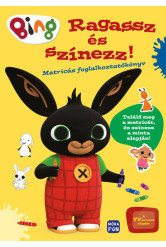 Bing - Ragassz és színezz! - Matricás foglalkoztatókönyv - Bing
