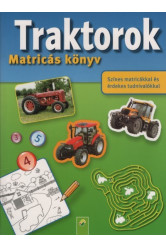 Traktorok - Matricás könyv