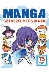 Manga színező kicsiknek