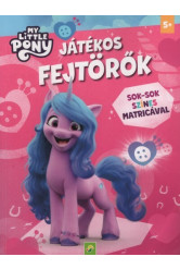 My Little Pony: Játékos fejtörők - Sok-sok színes matricával (rózsaszín)